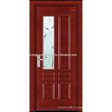 Haute qualité en acier-bois intérieur porte JKD-2076B de Top Chine fabriquer